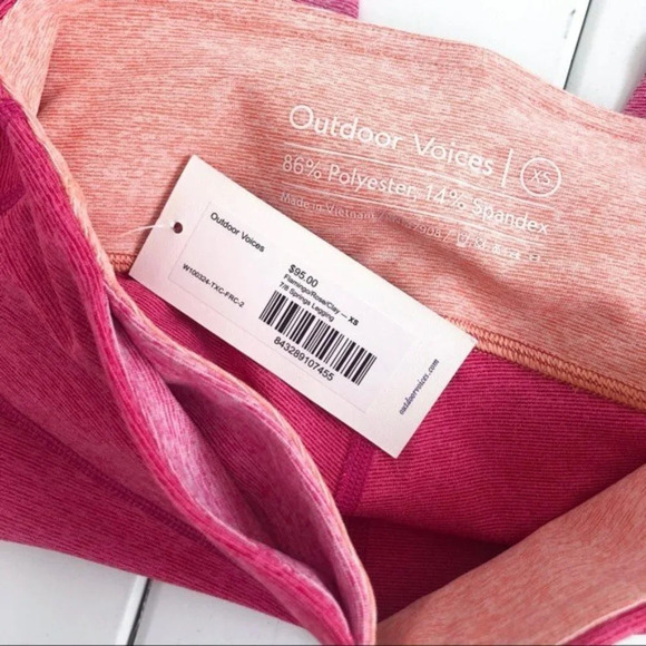 Outdoor Voices 7/8 Colorblock Springs Legging NWT - Picture 5 of 6